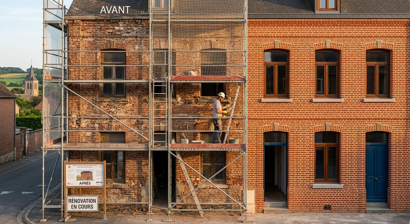 Rénovation d'une façade