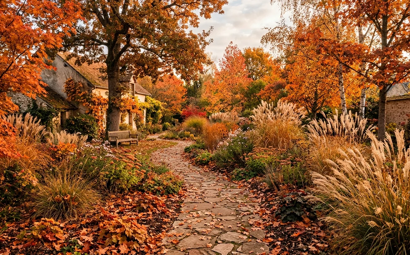 Jardin en automne