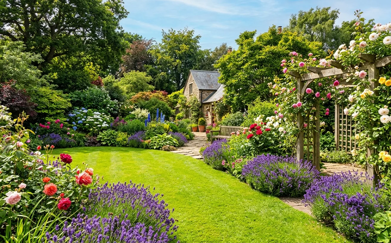 Jardin en &eacute;t&eacute;
